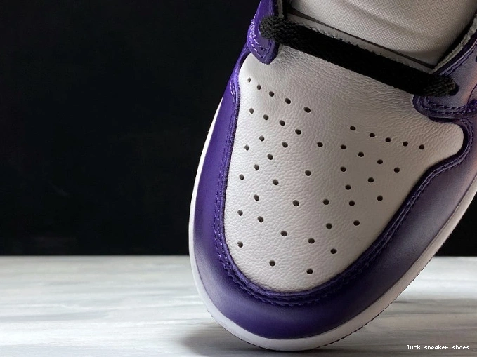 Reps LUCY Air 555088-500 High OG Purple Jordan Court 1 0722